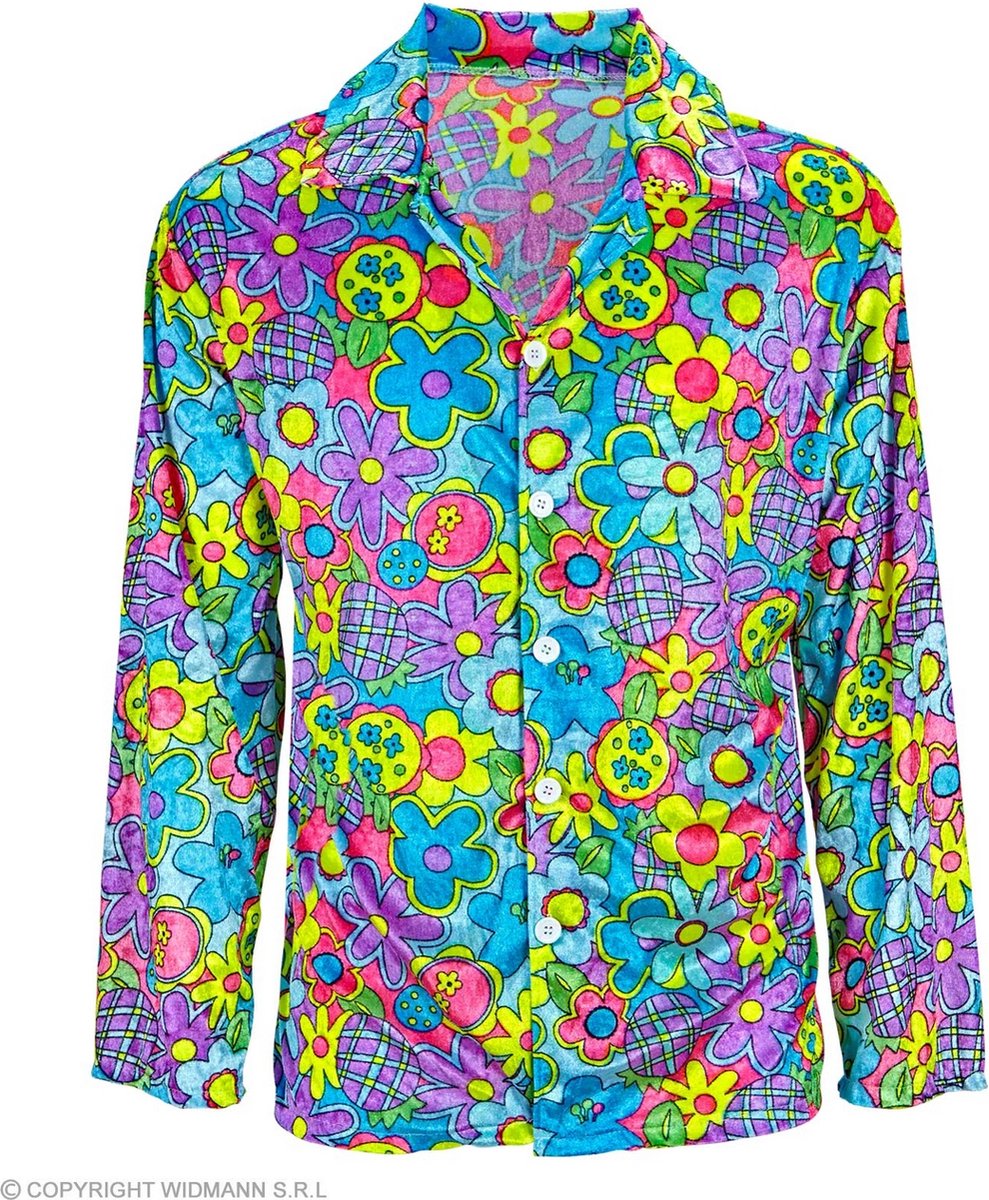 Hippie Kostuum | Power To The Hippie Flower Man | XL | Carnaval kostuum | Verkleedkleding